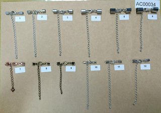 Cord Eng with Clasp and Chain End